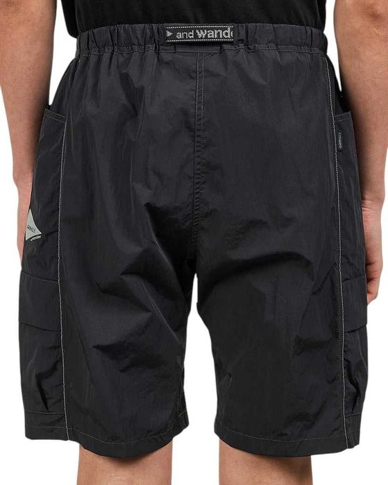Шорти Gramicci x And Wander Patchwork Wind Short Black