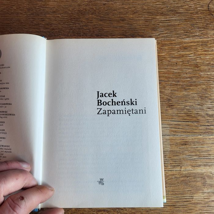 Książka Zapamiętani J.Bocheński ⁶⁵