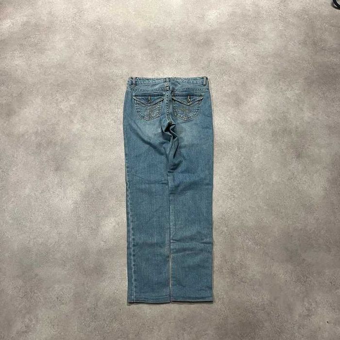 Vintage Spodnie Jeansy Y2K Pocket Denim Pants Retro 90s Coquette