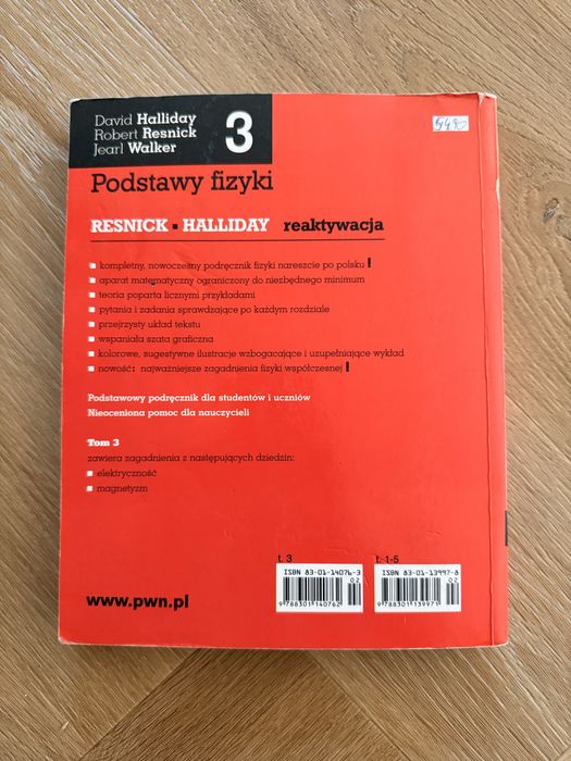 Podstawy fizyki Halliday Resnick Walker tom 3