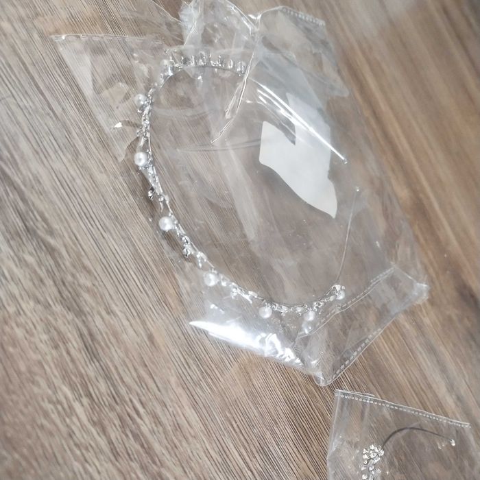 Diadem FRCOLOR 4 sztuki damskich kryształów ślubnych