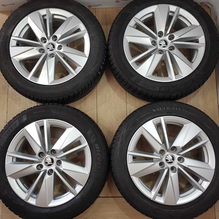 Диск Skoda R17 5x112 Karoq Superb Octavia Yeti VW Passat Jetta Golf Caddy Touran T-Roc Audi A4 A6