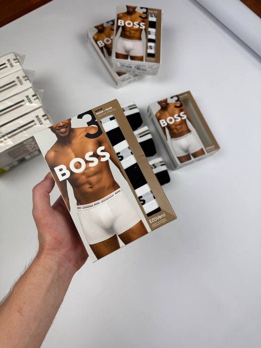 Спідня білизна Boss 3-pack Оригінал (труси, боксери)