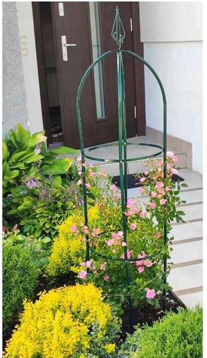 Zestaw Pergola ogrodowa kolumnowa słupek kolumna na kwiaty 190cm! NOWA