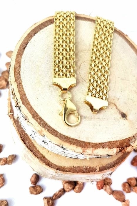 Bransoletka złota. Bismarck. Próba 585