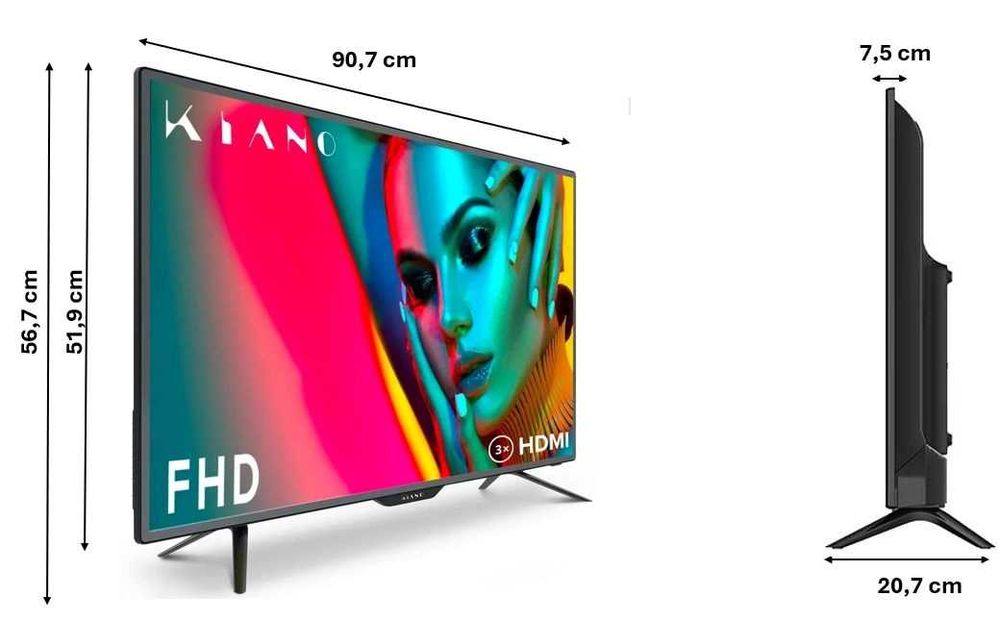 Telewizor Kiano SlimTV 40 FHD 40" nowy
