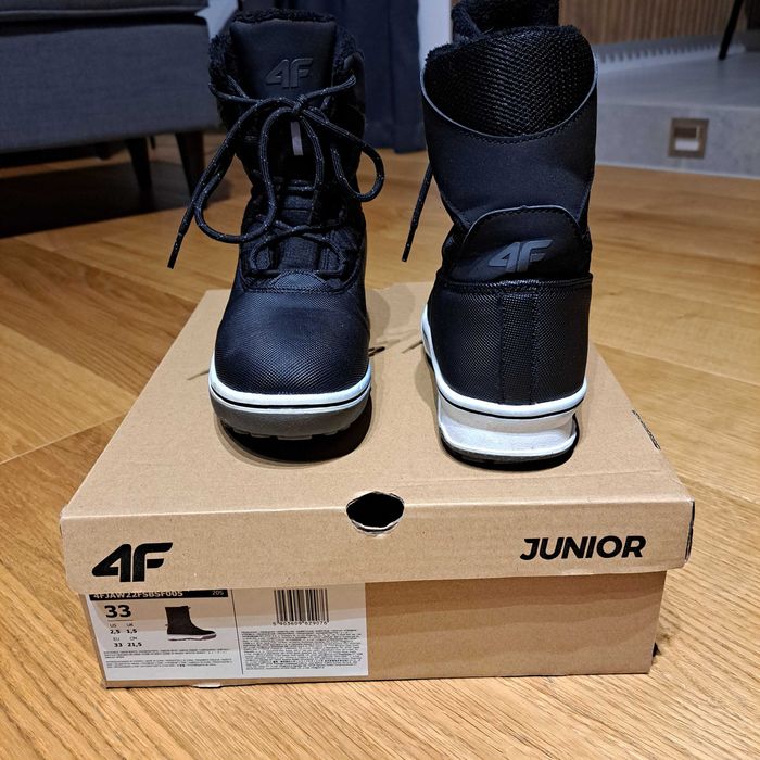 Buty zimowe śniegowce  4F, rozmiar 33