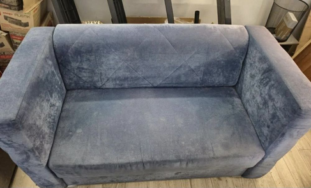 Sofa szara welur