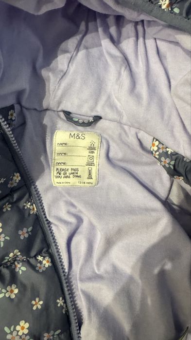 Дитяча демісезонна курточка 12-18 місяців marks&spencer
