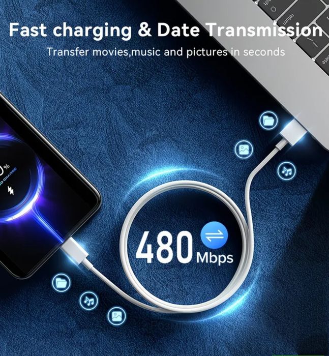 Кабель Турбо заряджання для Xiaomi 6A (Mi Turbo Charge)