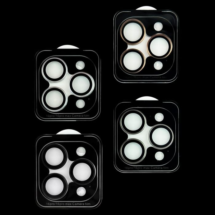 Защитное стекло на камеру 3D линзы на iPhone 16 Pro Max лінзи