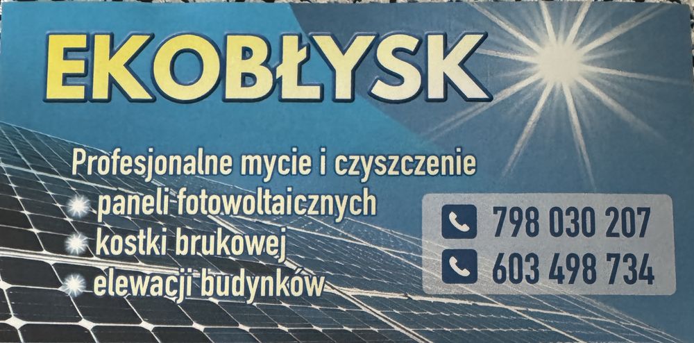 Mycie i czyszczenie kostki brukowej , elewacji , fotowoltaiki