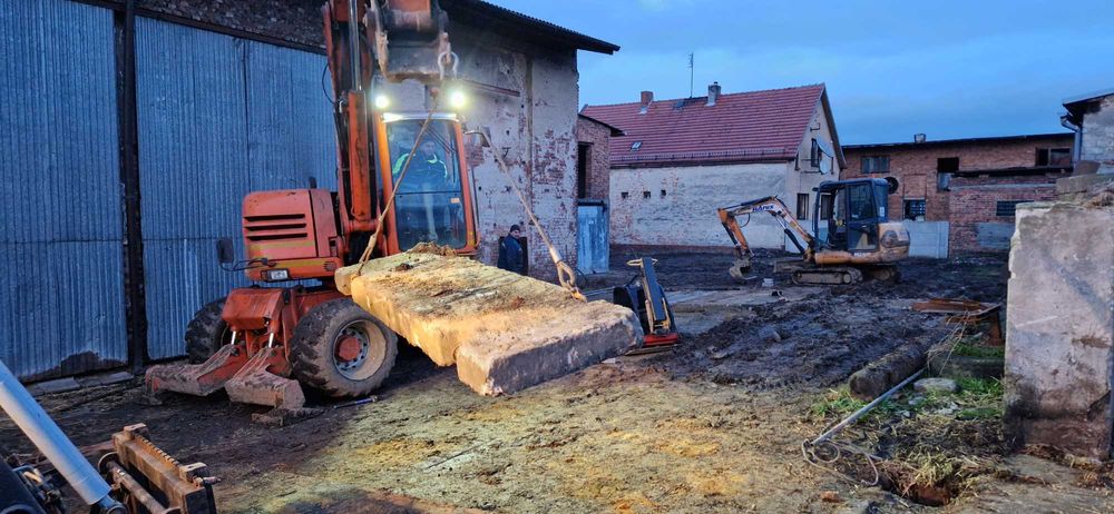 Rozbiórki,Wyburzenia, Wykopy,utwardzanie terenu, drogi dojazdowe , itp