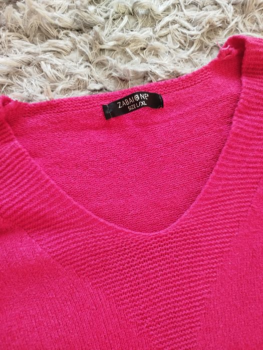 Sweter różowy oversize nowy bez metki