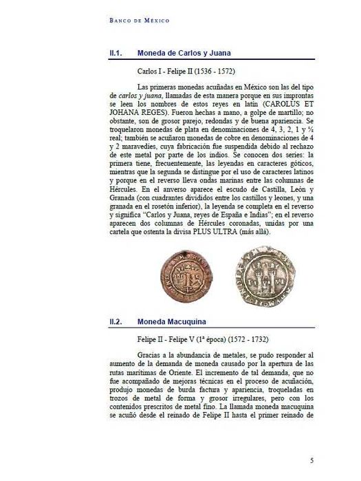 México - - - História da Moeda Mexicana - - - - - Livro de Moedas