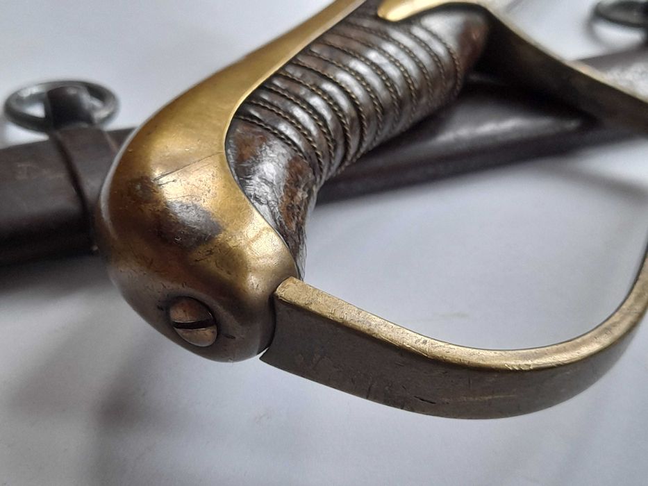 Polska szabla wz. 21 Mann Warszawa z pochwą, oryginał II RP