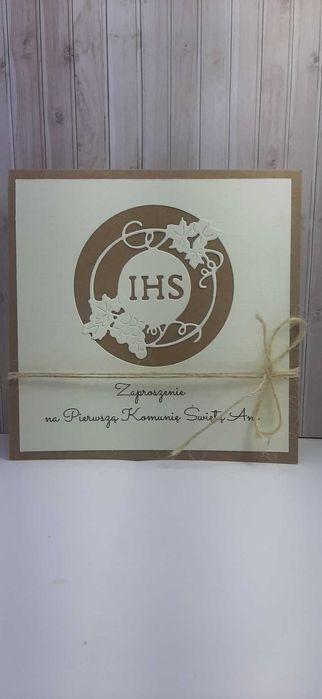 Zaproszenie Komunia