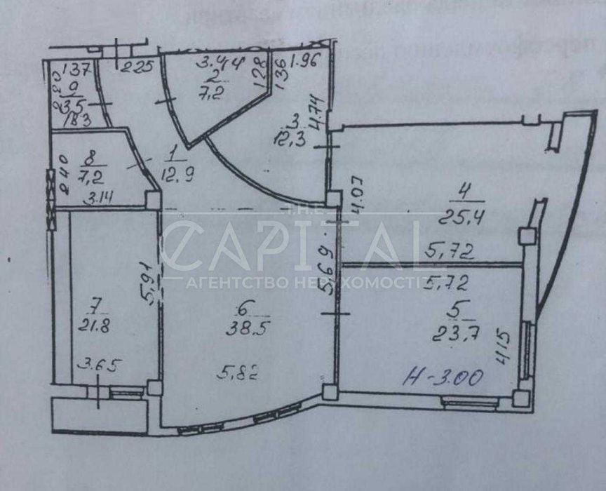 3-комнатная квартира по адресу ул. Ильенка Юрия (площадь 160 м²) - Atlanta.ua - фото 17