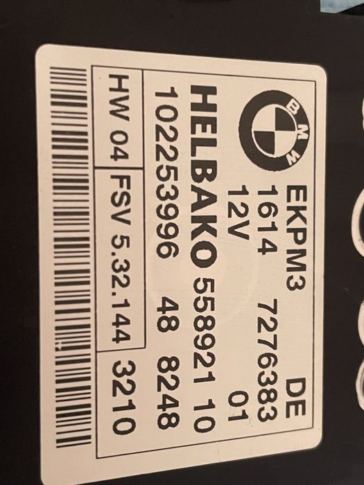 Bmw EKPM2 EKPM3 módulo combustível bomba