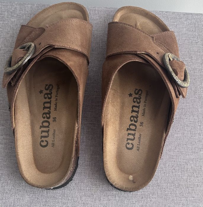 Chinelas Cubanas Camel 36/37