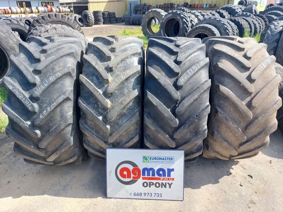 480/65R24 Michelin MultiBib opony rolnicze 2 szt używane