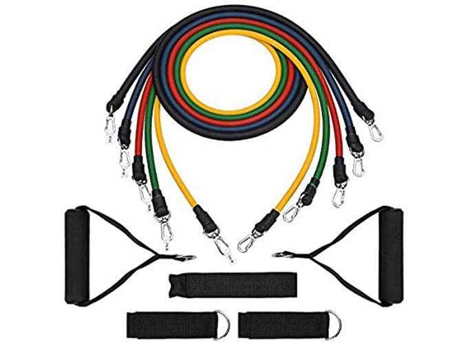 Gumy DO ĆWICZEŃ Zestaw 5 GM OPOROWYCH Trening Taśmy FITNESS Ekspander