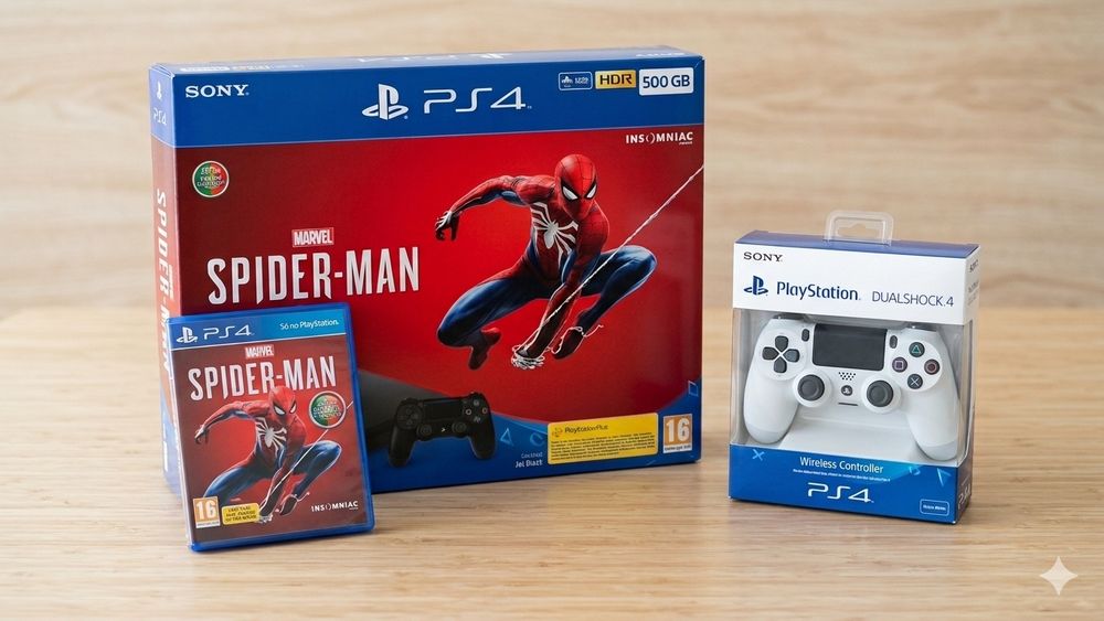 Ps4 completa, mais comando