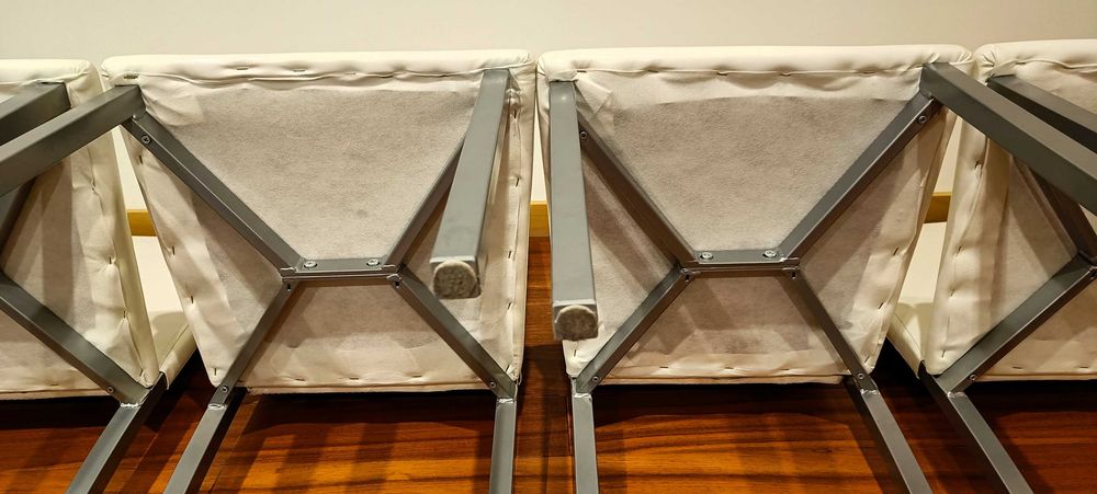 Cadeiras cozinha, cor branco