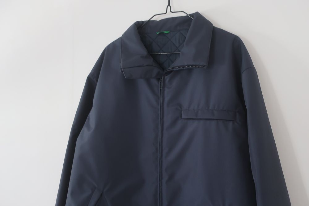Casaco Benetton (Italy made, azul escuro, novo)
