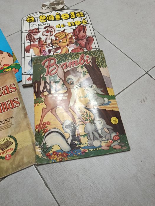 Cadernetas de cromos antigas