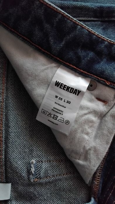 Jeansy straight Weekday rozm. S/M