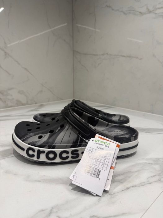 сабо Crocs Bayaband Clog Tie-Dye / Black (M10/W12 — 28 см)