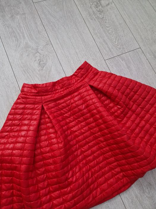 O la voga spodnica pikowana ocieplana rozkloszowana