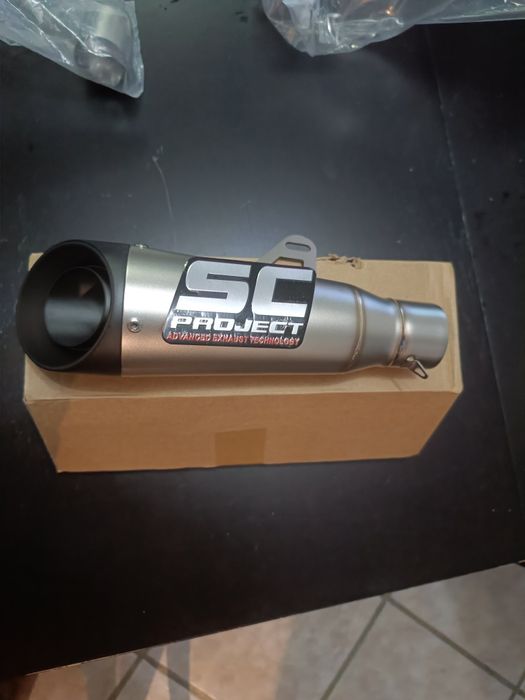 Ponteiras de escape universais 51mm para mota
