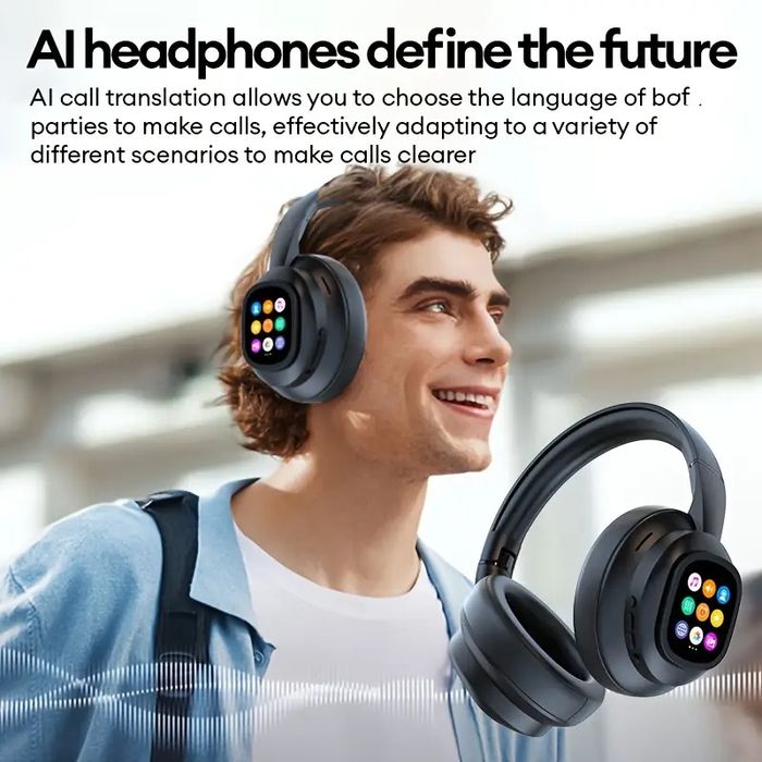 Headphones Hyundai com LCD