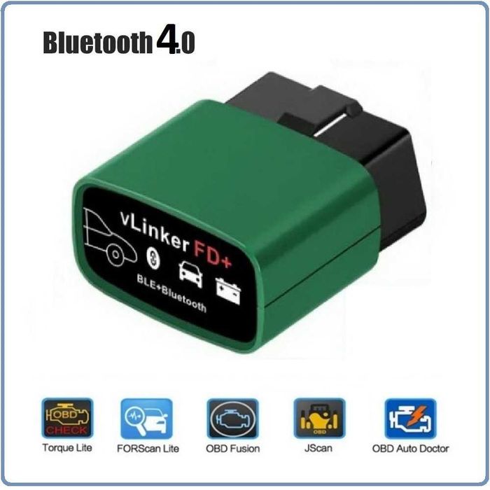 vLinker FD+ BLE/Bluetooth 4.0 (iOS/PC/Android) или FD 3.0 FORScan OBD