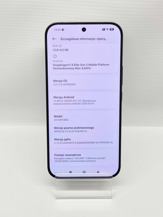 Smartfon POCO F8 Ultra, 12/256GB, Komis Jasło Czackiego