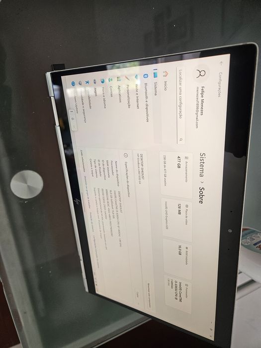 Portatil hp 2 em 1 touchscreen- NEGOCIÁVEL