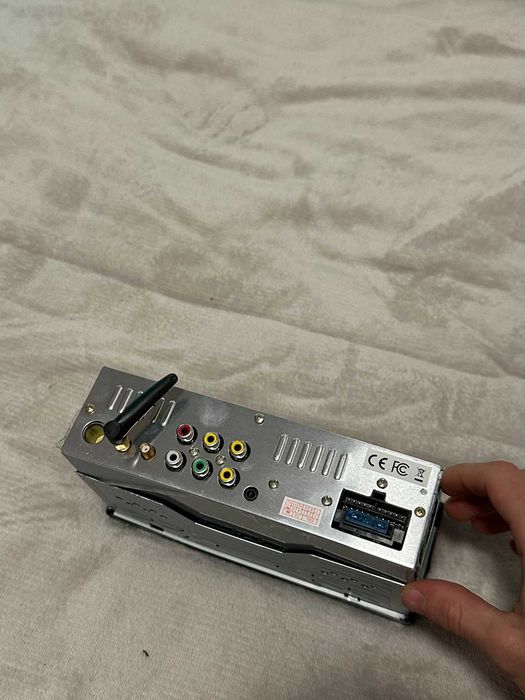 Rádio 1 Din com Carplay/Android Auto sem fio (novo)