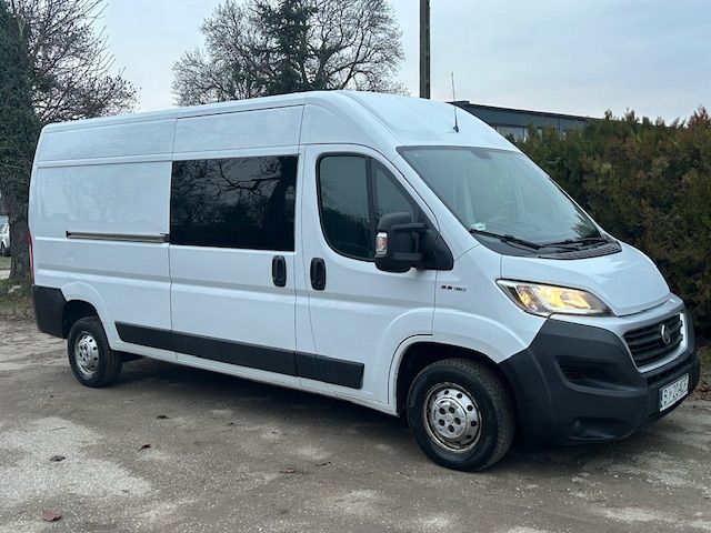 Fiat Ducato  Ducato 2.3 130 km 7-osobowy doka brygadówka rej 2019r 7 osób