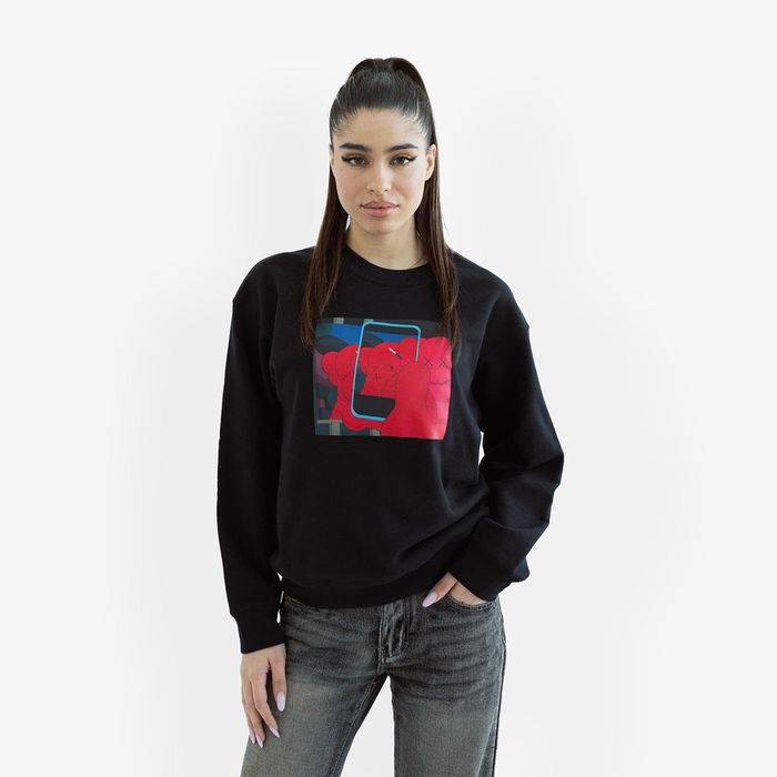 Костюм Uniqlo  Kaws Warhol Graphic Sweatshirt Black