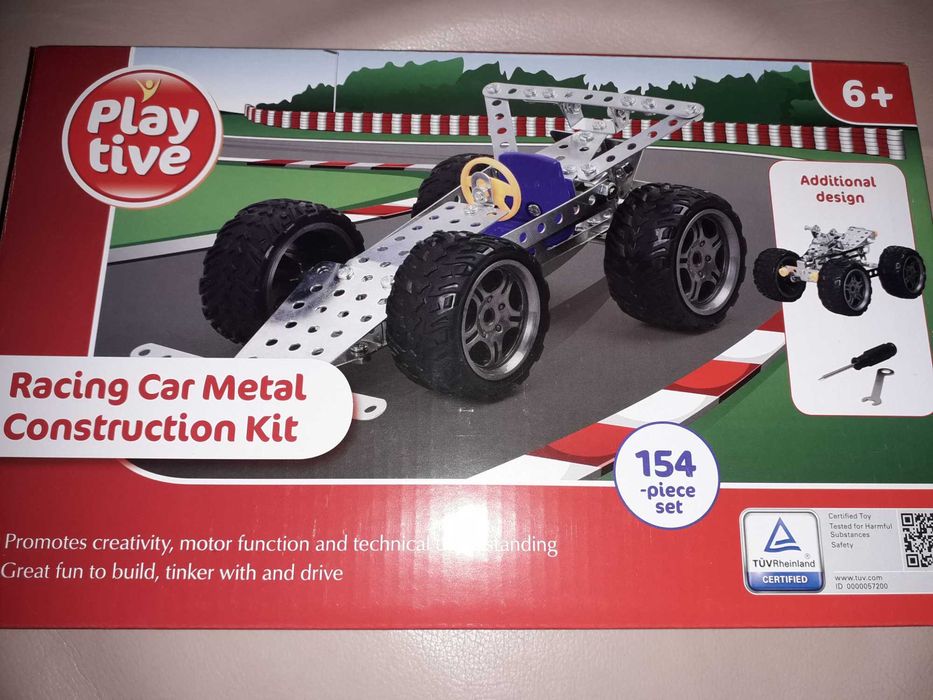 Metalowy zestaw do budowy
Auto wyścigowe i Quad NOWY