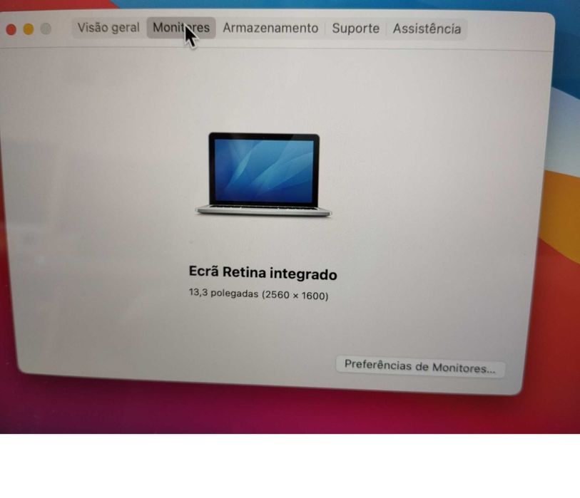 MacBook Pro 13 polegadas 2013 Retina Bateria 5 ciclos