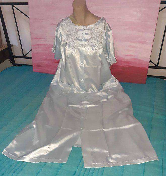 Robe e Camisa em Cetim