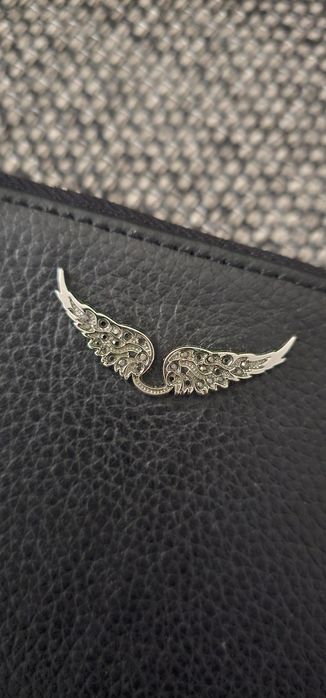 Carteira Zadig et voltaire preta Nova