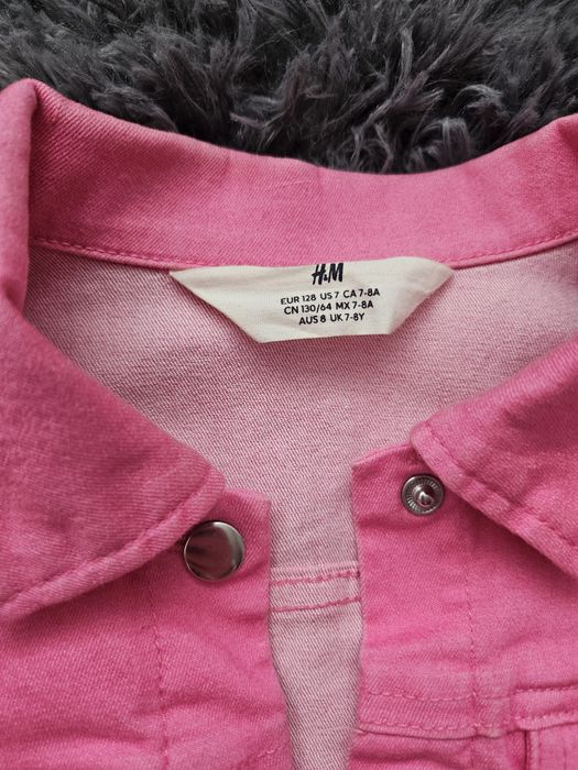 Kurtka dżinsowa r.128 h&m