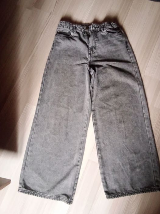 Джинсы широкие на девочку 11-12