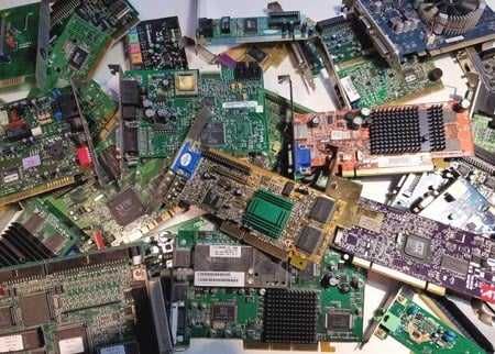 ZŁOM KOMPUTEROWY 10kg czyste Karty Graficzne Rozszerzeń Audio Lan