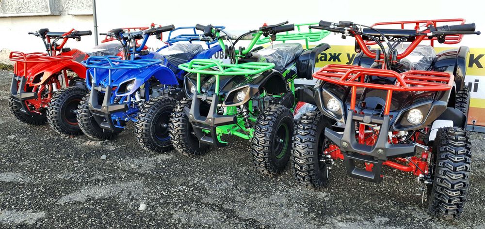Дитячий бензиновий квадроцикл Hammer 65cc (від 3 до 10 років) + Безкоштовна доставка!