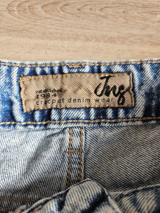 Krótkie jeansowe spodenki szorty  jasnoniebieski Rozmiar XS (34)